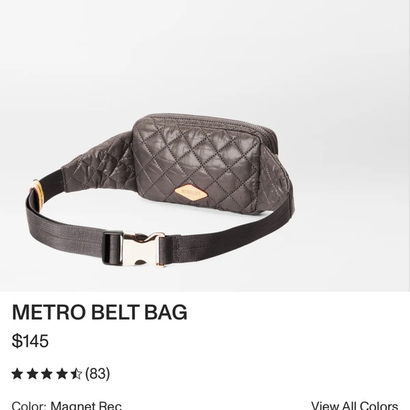 MZ Wallace Metro Belt Bag-Magnet Color - Picture 9 of 11